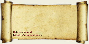 Dijana Dedinac vizit kartica